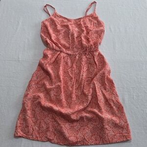 Old Navy Cami Dress W/ Shell Patterns - Size XS - Coral